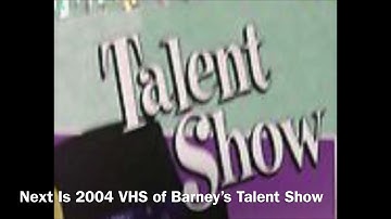 Next Is 2004 VHS of Talent Show