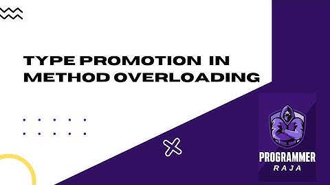 Type promotion in method overloading || Tutorial #26
