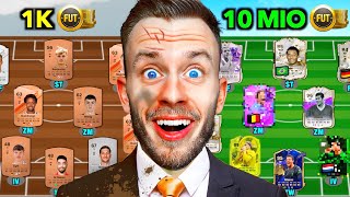 1.000 vs 10.000.000 Münzen Team in FC 24! 👀🤑 (*sehr wild*)