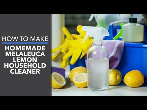 Homemade Melaleuca Lemon Household Cleaner