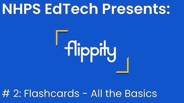 Flippity Flashcards: All the Basics