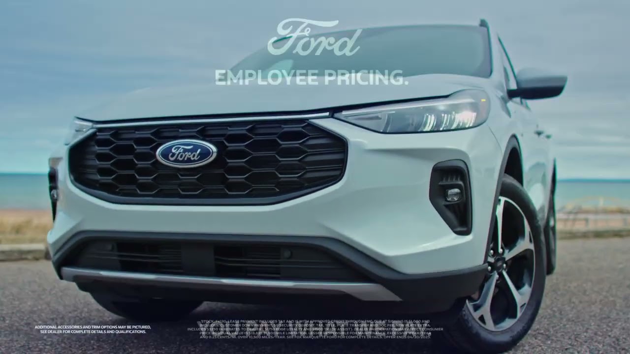 Employee Pricing Special Offer 2025 Ford Escape at Fox Marquette Ford