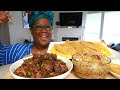 SOUL FOOD MEAL OXTAILS FRIED CATFISH CABBAGE CORNBREAD RICE PILAF ASMR COOKING SOUNDS