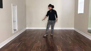 EVERYBODY FEEL GOOD line dance demo, choreography by Scott Blevins & Rachael McEnaney-White