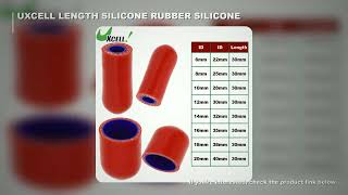 UXCELL 30mm Length 6/8/10/12/16/18/22/25/30/32/35/40MM ID Car Silicone Rubber Hose End Cap Silicone