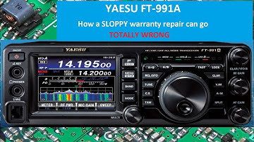 #261 Yaesu FT-991A Sloppy Repair fixed
