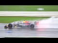 Max verstappen testing the new red bull rb20 at silverstone