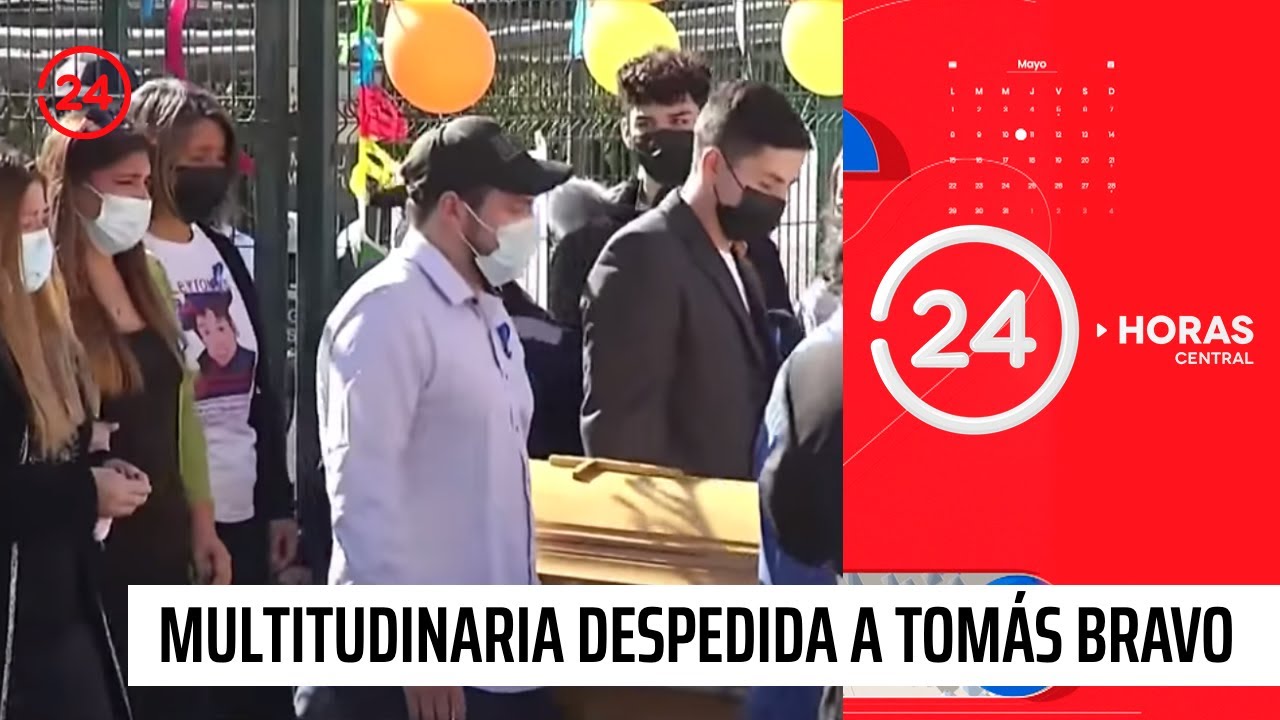 La multitudinaria despedida a Tomás Bravo en Arauco | 24 Horas TVN Chile