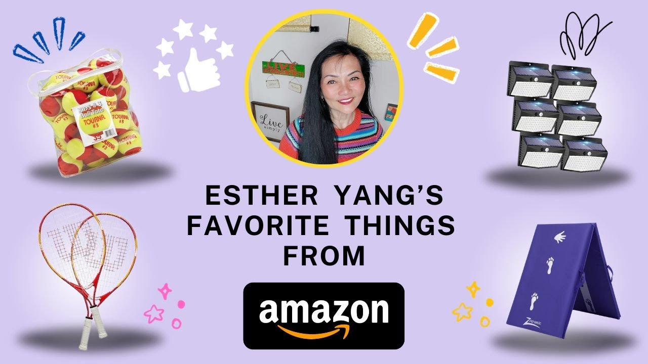 Esther Yang's Favorite Products From AMAZON You Need In Your Life