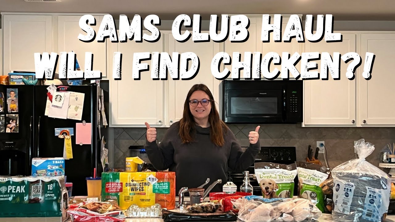 Sams Club Haul and Shop with Me! searching for chicken and dog food