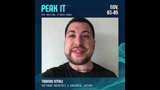 Thomas Vitale speaker - presentation summary for PeakIT #005