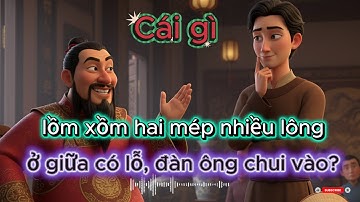 🎧 Truyện Trạng Quỳnh – LỒM XỒM 2 MÉP CÓ LÔNG, Ở GIỮA CÓ LỖ, ĐÀN ÔNG CHUI VÀO - CÁI GÌ