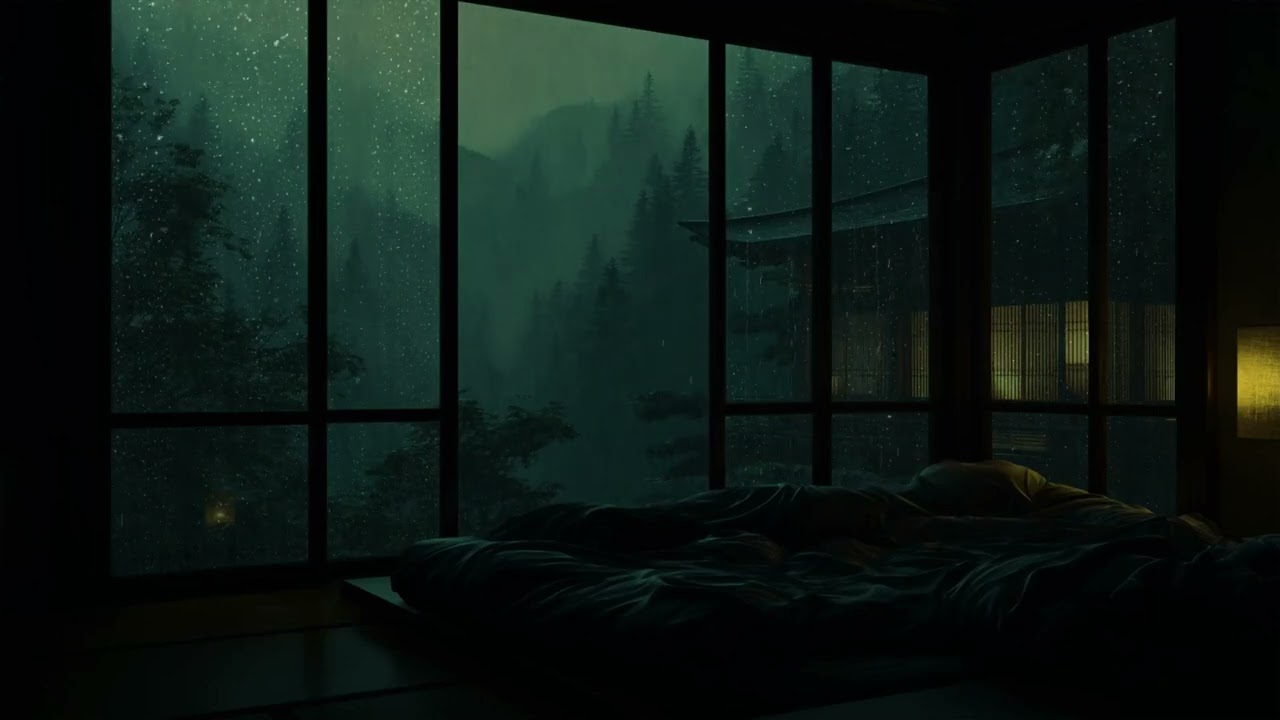 8 Hours Steady Rain Sounds 🌙 Rain Noise for Calm Sleep All Night (No Ads)