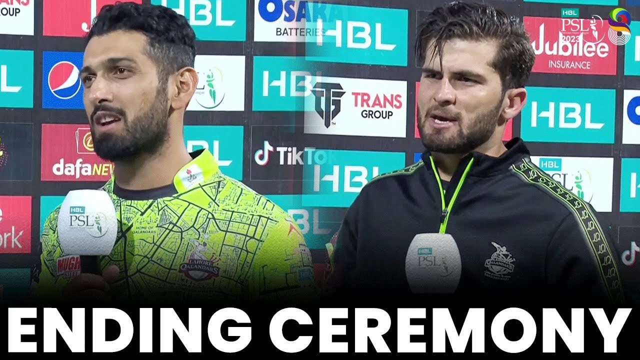 Ending Ceremony | Lahore Qalandars vs Quetta Gladiators | Match 18 | HBL PSL 8 | MI2A