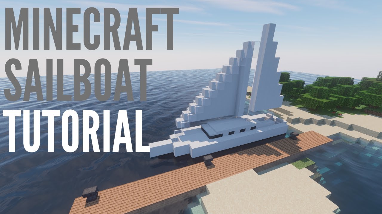 minecraft sailboat how to build