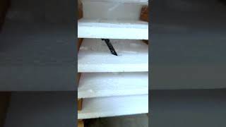 Failed:- 1000°C Hot Iron on Styrofoam 🔥 | Oddly Satisfying 😍😱 #shorts #asmr #experiment