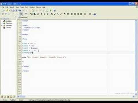 Learning PHP - Lesson 1