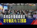 美國收益多重資產基金來了! 美國專業團隊代操 以美股.美債搭配掩護性買權 追報酬還降風險｜非凡財經新聞｜20260616