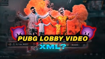 Pubg mobile lobby video xml file and preset #xml #preset #lobbyvideo
