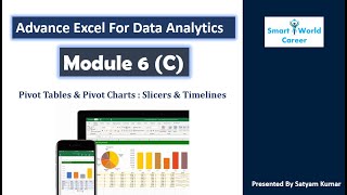 Module 6(C) | Pivot Table - Slicers & Timelines | Advance Excel For Data Analytics | Basic2Advance