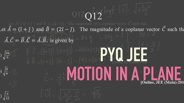 Let 𝐴 ⃗=(𝑖 ̂+𝑗 ̂  ) and 𝐵 ̂=(2𝑖 ̂−𝑗 ̂).  The magnitude of a coplanar vector 𝐶 ⃗ such that 𝐴 ⃗.𝐶 ⃗=𝐵
