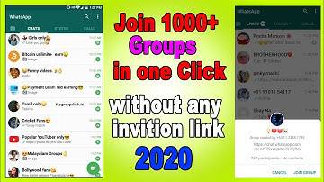 How to Join Unlimited Whatsapp Group in One Click | Active Whatsapp Groups 2020