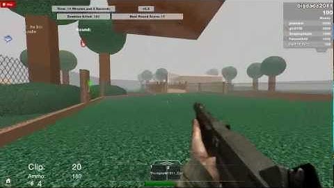 roblox zombie gameplay part 1 shi no numa