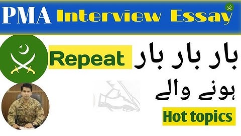 Most important and repeated Essay for pma long course 153|| most important essay for interview