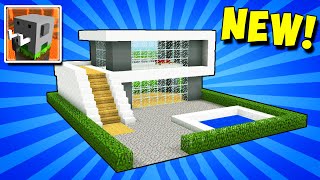 Cara Membuat Rumah Modern Mewah Full Interior ! || Minecraft Modern Pt.14