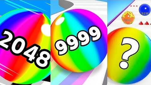 Ball Run 2048 VS Numbers Ball Blend Challenge 2048 Mode VS Rolling Ball Run Numbers Game Ep3 😎👍