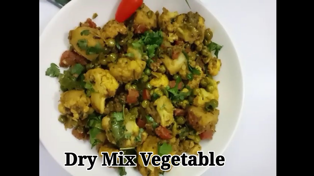 🔥Restaurant Style Dry Mix Vegetable Recipe | Quick & Tasty! 🍲|Easy Dinner recipe 