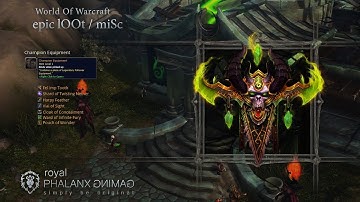 lOOt-Legion 7.3.5 Fresh 110-FREE Legendary Champion Equipment from Command Center