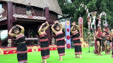 Đoàn nghệ nhân người Giẻ Triêng xã Đăk Dục huyện Ngọc Hồi tỉnh Kon Tum 2024