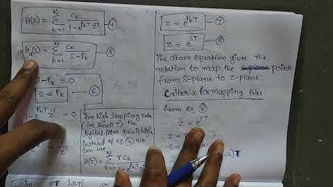 DSP(ECE/EEE) - DESIGN OF DIGITAL FILTER FROM ANALOG FILTER & IMPULSE INVARIANCE METHOD