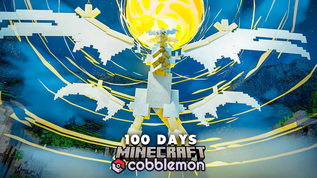I Spent 100 Days as a Z-CRYSTAL Trainer in Pokémon Minecraft VS. my Rival! (Duos Cobblemon)