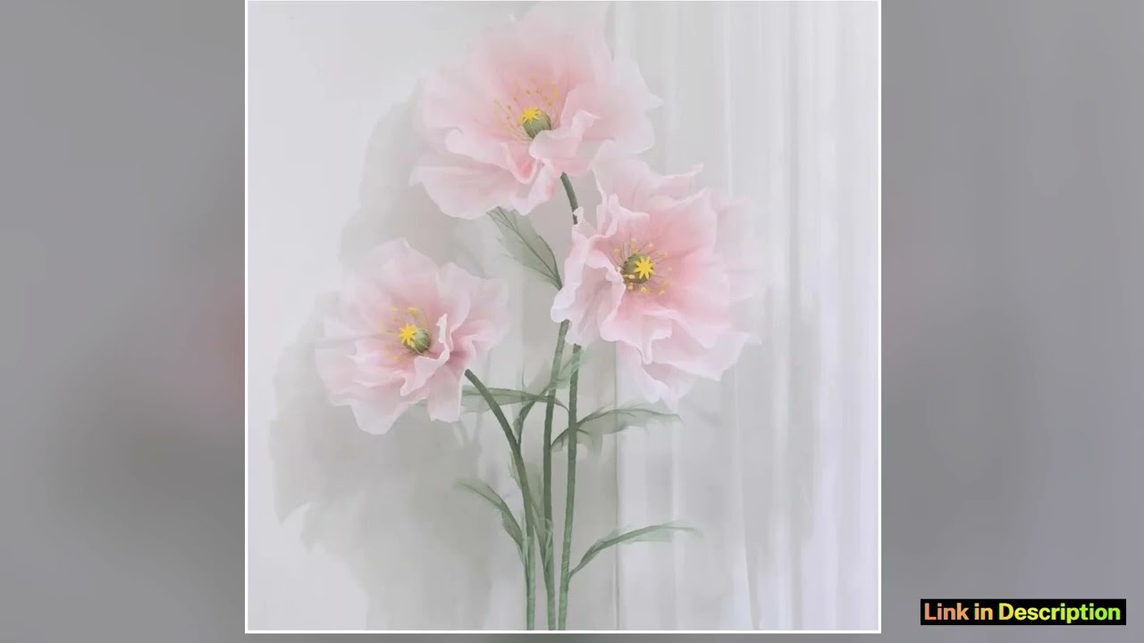 180cm Silk Poppy Artificial Flowers Wedding Decoration Wedding Road Lead Flower Window Display