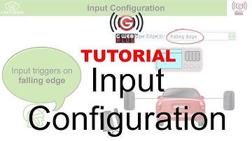 Input Configuration - G-WEB PLUS - Centurion Systems