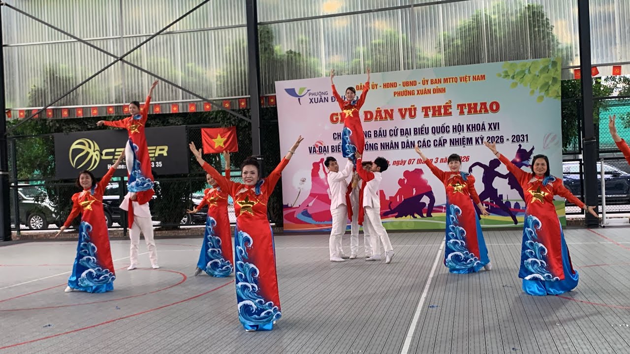 Tiết mục giải nhất cuộc thi dân vũ phường Xuân đỉnh 2026