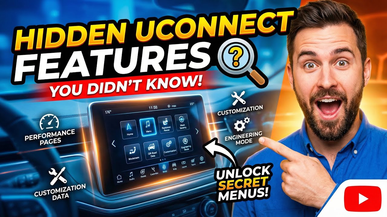 Did you know? Secret Hidden features on your UCONNECT Mopar vehicle! YouTube