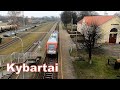 Lithuania&#39;s border with Russia. Kybartai railway station. Train to Kaunas