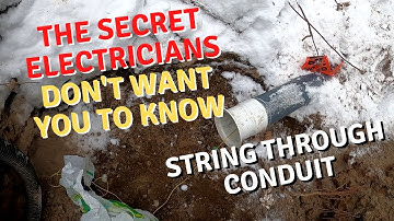 Watch This! How to Easily Run a Pull String through Conduit or Pipe