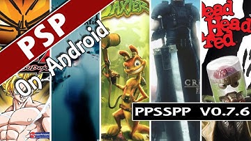 PPSSPP v0.7.6 on QUAD CORE! (PSP emulator for Android)