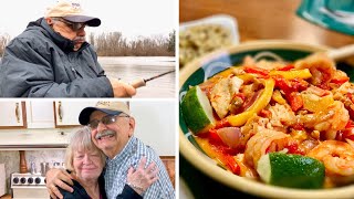 Casting for Brazilian Fish Stew (its low carb, but that you knew)