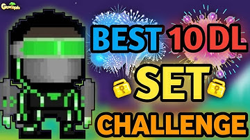BEST 10 DLS SET CHALLENGE (NEW SET) | Growtopia Set Challenge #47