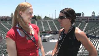 2010 CrossFit Games - Annie Thorisdottir Arrives at the HDC