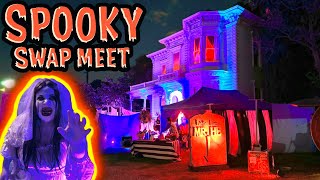 Scary Fun At Spooky Swap Meet 2024 | Los Angeles Haunted Hayride Maze Walkthrough