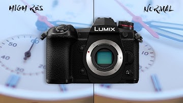 Testing High Res Mode on Panasonic G9