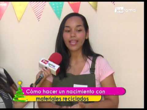 Cómo hacer un nacimiento con materiales reciclados