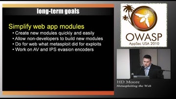 OWASP AppSec USA 2010: Keynote: HD Moore 3/3