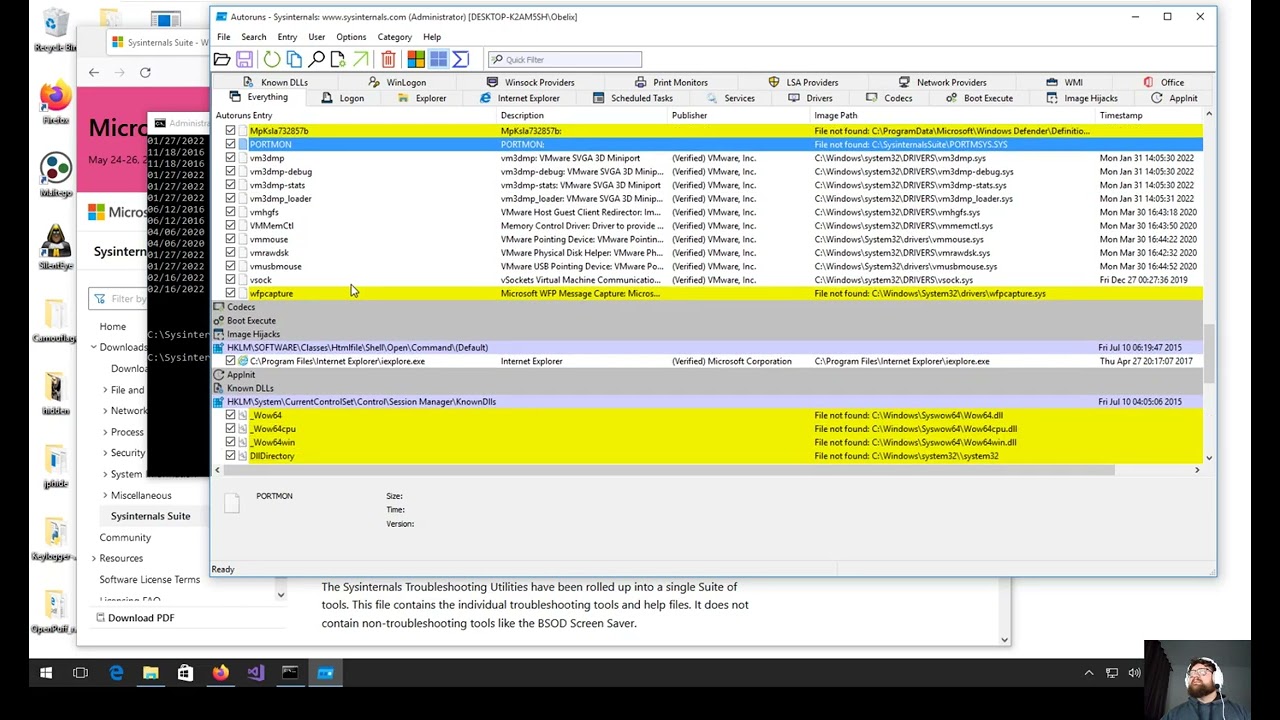 Malware/ Threat Hunting using Sysinternals Suite